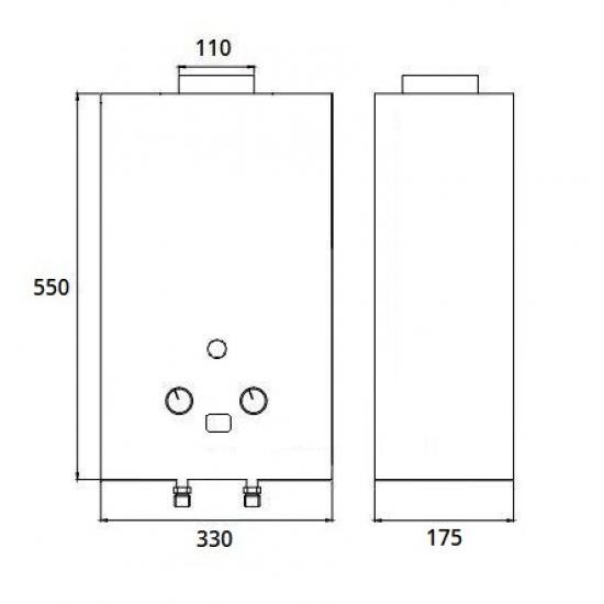 Водонагреватель газовый OASIS 20 М