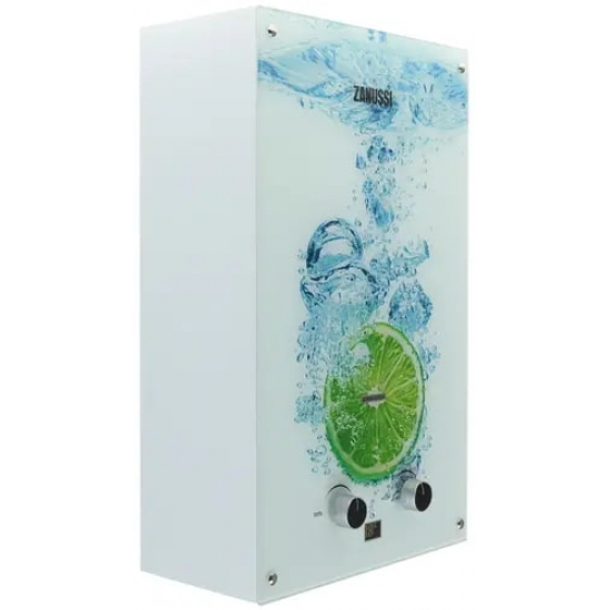 Водонагреватель газовый ZANUSSI GWH 10 Fonte Glass Lime