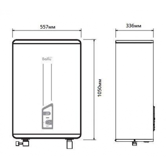 Водонагреватель накопительный BALLU BWH/S 100 Smart WiFi