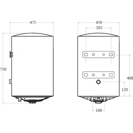 Водонагреватель накопительный BALLU BWH/S 80 Primex