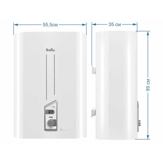 Водонагреватель накопительный BALLU BWH/S 80 Smart WiFi DRY+