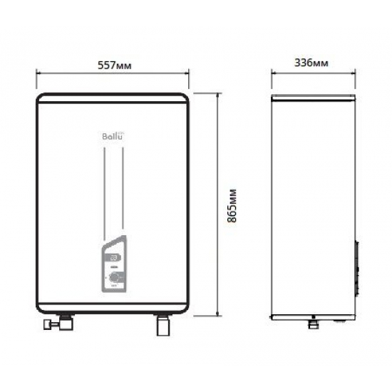 Водонагреватель накопительный BALLU BWH/S 80 Smart WiFi