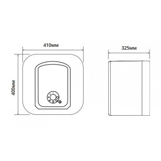 Водонагреватель накопительный DE LUXE DSZF15-LJ/10CE объём 10 литров под раковину