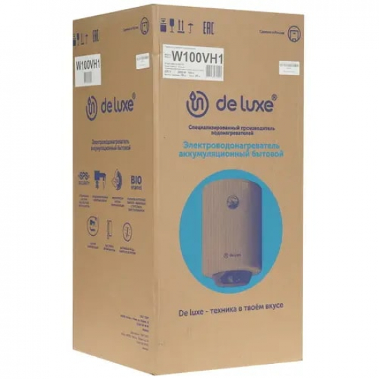 Водонагреватель накопительный DE LUXE W100VH1 Exclusive объём 100 литров
