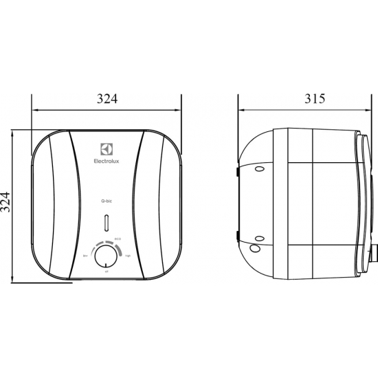 Водонагреватель накопительный ELECTROLUX EWH 10 Q-bic U под мойку