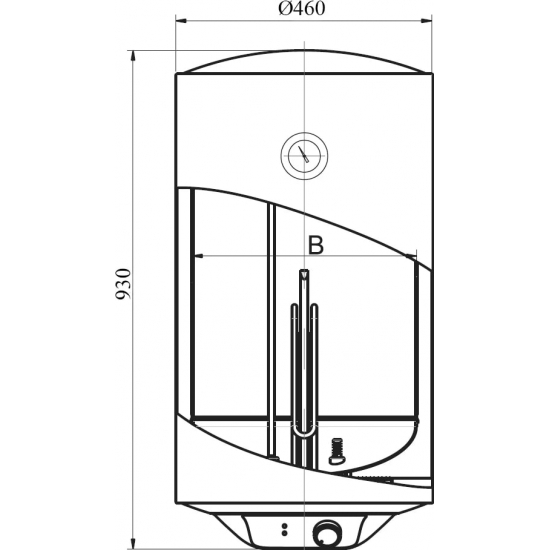Водонагреватель накопительный ELECTROLUX EWH 100 DRYver