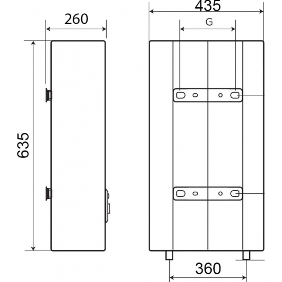 Водонагреватель накопительный ELECTROLUX EWH 30 Gladius 2.0