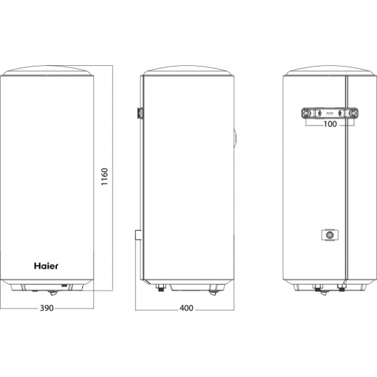 Водонагреватель накопительный HAIER ES100V-A2
