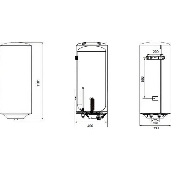 Водонагреватель накопительный HAIER ES100V-HE1
