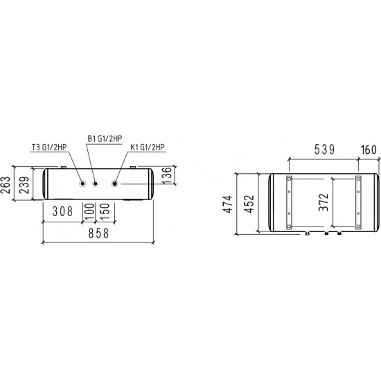 Водонагреватель накопительный THERMEX IF 50 H Pro 