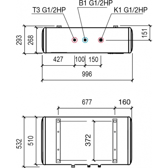 Водонагреватель накопительный THERMEX IF 80 H pro Wi-Fi