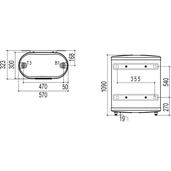 Водонагреватель накопительный THERMEX Optima 100 Wi-Fi