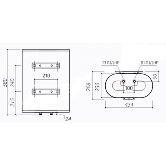 Водонагреватель накопительный THERMEX Victory 30 V
