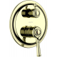 Встраиваемый смеситель для душа и ванны AQUATEK Классик AQ1546PG С ВНУТРЕННЕЙ ЧАСТЬЮ, золото