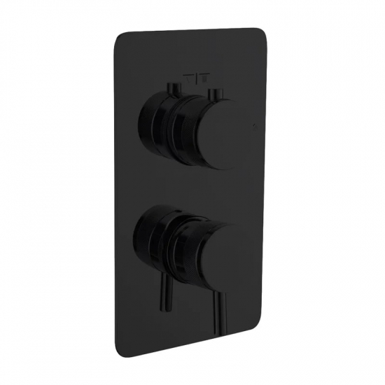 Встраиваемый смеситель для душа и ванны BOHEME Cell 135-2-B, С ВНУТРЕННЕЙ ЧАСТЬЮ, black