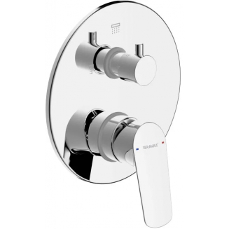 Встраиваемый смеситель для душа и ванны BRAVAT Rhein PB8429564CP-2-ENG, С ВНУТРЕННЕЙ ЧАСТЬЮ