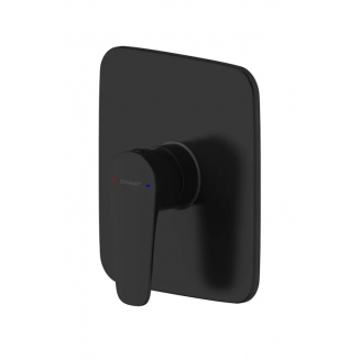 Встраиваемый смеситель для душа и ванны BRAVAT Source PB8173218BW-ENG чёрный