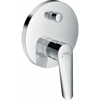 Встраиваемый смеситель для душа и ванны HANSGROHE Logis E 71404000, С ВНУТРЕННЕЙ ЧАСТЬЮ, хром