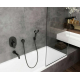 Встраиваемый смеситель для душа и ванны HANSGROHE Vernis Shape 71458670 матовый чёрный