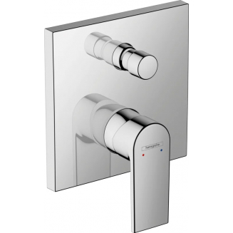 Встраиваемый смеситель для душа и ванны HANSGROHE Vernis Shape 71468000, С ВНУТРЕННЕЙ ЧАСТЬЮ, хром