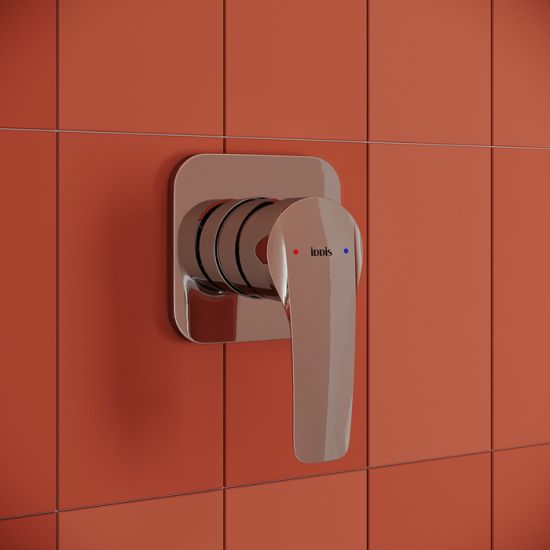 Встраиваемый смеситель для душа и ванны IDDIS Ray RAYSB00i66 С ВНУТРЕННЕЙ ЧАСТЬЮ, хром