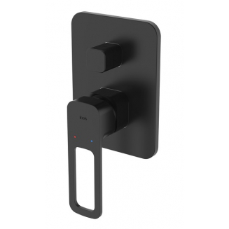 Встраиваемый смеситель для душа и ванны IDDIS Slide SLIBL00i67 С ВНУТРЕННЕЙ ЧАСТЬЮ, чёрный