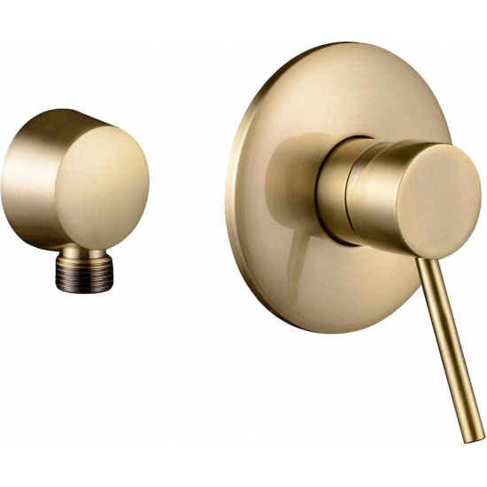 Встраиваемый смеситель для душа и ванны KAISER Merkur 26017-1Br С ВНУТРЕННЕЙ ЧАСТЬЮ, бронза