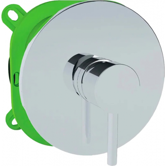 Встраиваемый смеситель для душа и ванны KAISER Merkur 26117 С ВНУТРЕННЕЙ ЧАСТЬЮ хром