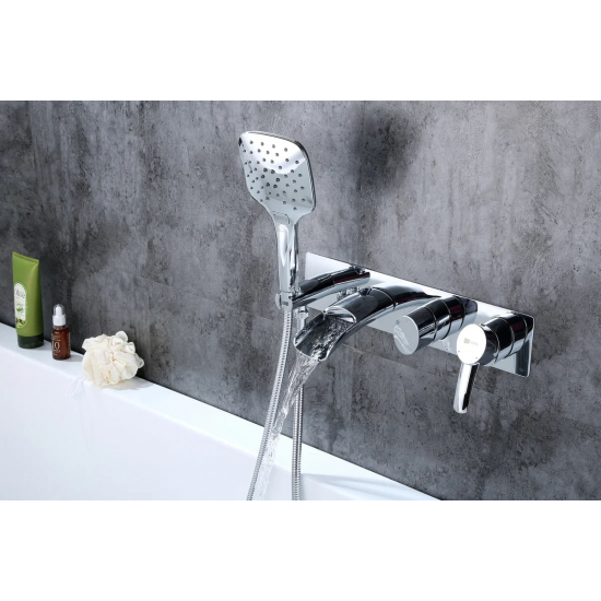Встраиваемый смеситель для душа и ванны LEMARK Atlantiss LM3224C С ВНУТРЕННЕЙ ЧАСТЬЮ, хром