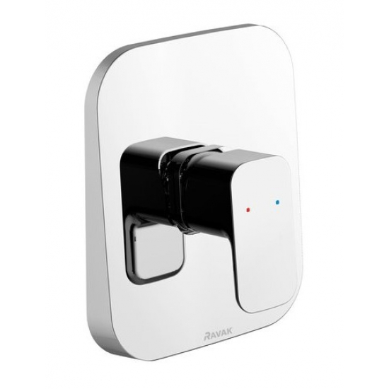 Встраиваемый смеситель для душа и ванны RAVAK 10° Free-TD F 066.00 нержавеющая сталь