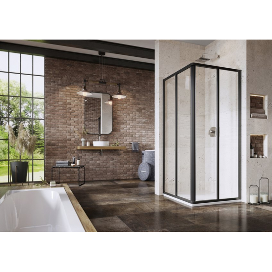 Встраиваемый смеситель для душа и ванны RAVAK 10° Free-TD F 066.00 нержавеющая сталь