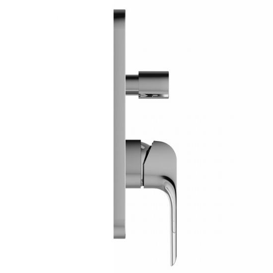 Встраиваемый смеситель для душа и ванны RAVAK Flat FL 065.00 нержавеющая сталь