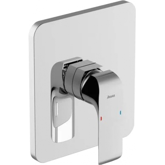 Встраиваемый смеситель для душа и ванны RAVAK Flat FL 066.00 нержавеющая сталь