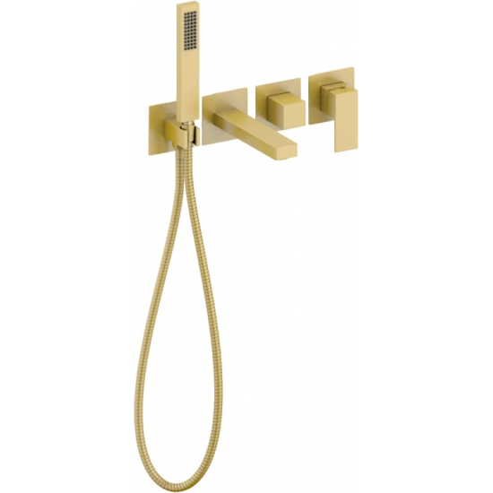 Встраиваемый смеситель для душа и ванны TIMO Selene 2014/17YSM С ВНУТРЕННЕЙ ЧАСТЬЮ, золото матовое