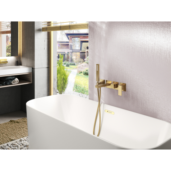 Встраиваемый смеситель для душа и ванны TIMO Selene 2014/17YSM С ВНУТРЕННЕЙ ЧАСТЬЮ, золото матовое