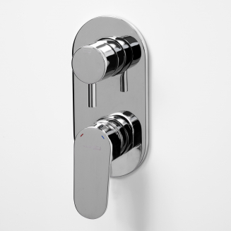 Встраиваемый смеситель для душа и ванны WASSERKRAFT Dinkel 5871 С ВНУТРЕННЕЙ ЧАСТЬЮ, хром