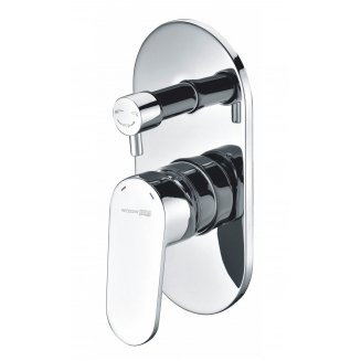 Встраиваемый смеситель для душа и ванны WASSERKRAFT Donau 5341 С ВНУТРЕННЕЙ ЧАСТЬЮ, хром