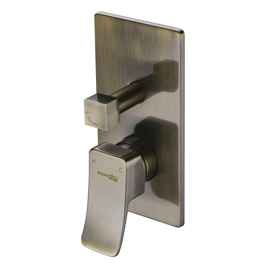 Встраиваемый смеситель для душа и ванны WASSERKRAFT Exter 1641 С ВНУТРЕННЕЙ ЧАСТЬЮ, бронза