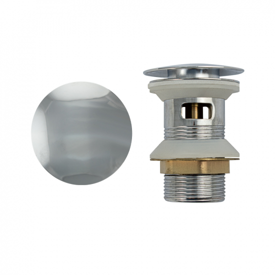 Выпуск для сифона BRIMIX 0601 click-clack хром