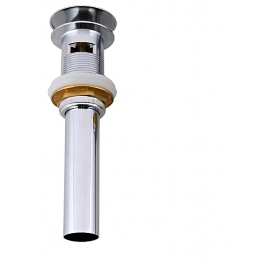 Выпуск для сифона FRAP F65-2 click-clack цельнометаллический пробка 62мм без перелива хром