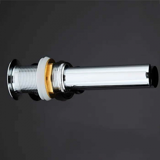 Выпуск для сифона FRAP F66 click-clack цельнометаллический пробка 38мм без перелива хром