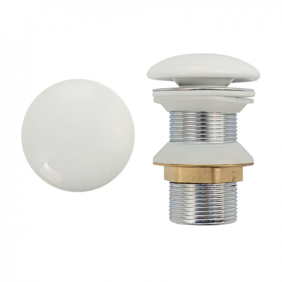 Выпуск для сифона MAGNUS 0614 click-clack белый, без перелива