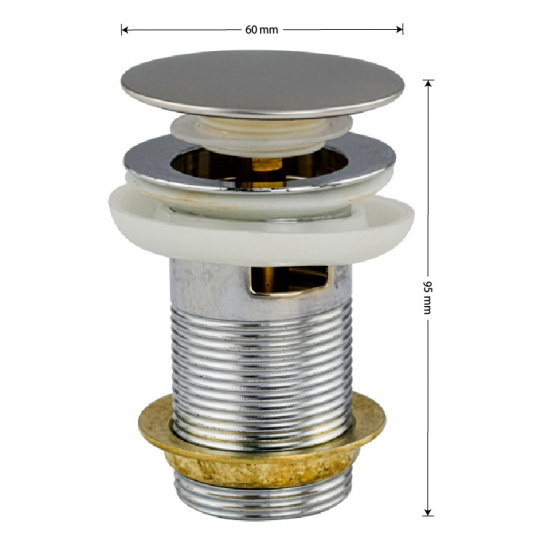 Выпуск для сифона MAGNUS 0622 click-clack хром