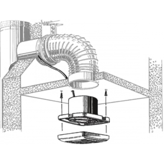 Вытяжной вентилятор BLAUBERG Aero 125 с обратным клапаном