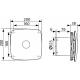 Вытяжной вентилятор DICITI Rio 5C D125 с обратным клапаном