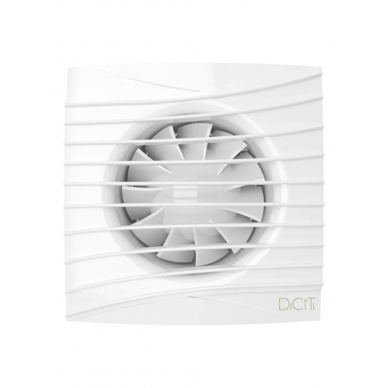 Вытяжной вентилятор DICITI Silent 4C Turbo D100 с обратным клапаном и турбо мощностью