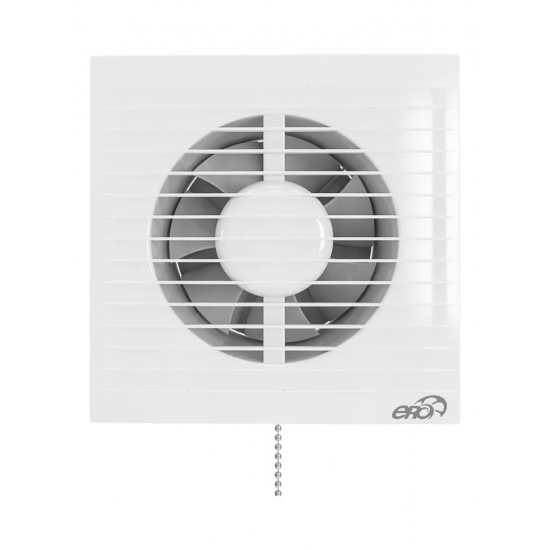 Вытяжной вентилятор ERA  E125C-02 D125  с обратным клапаном и тяговым выключателем