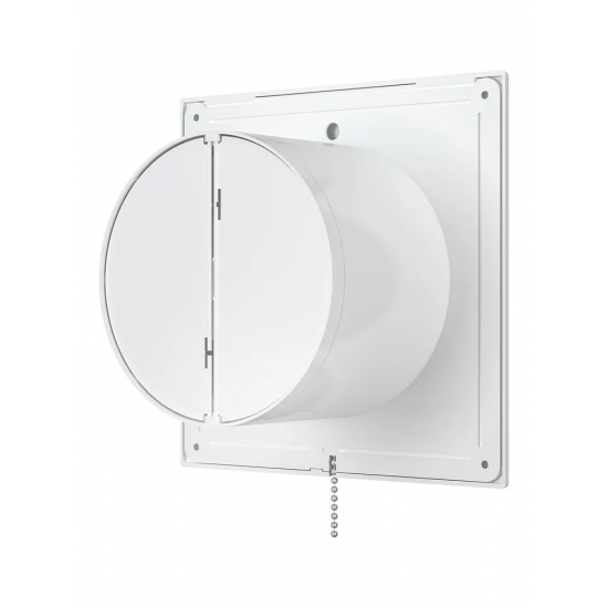 Вытяжной вентилятор ERA  E125C-02 D125  с обратным клапаном и тяговым выключателем