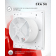 Вытяжной вентилятор ERA  Era 5C D125 с обратным клапаном, антимоск. сеткой