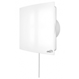 Вытяжной вентилятор ERA  QUADRO 4C-02 D98 с обратным клапаном и тяговым выключателем